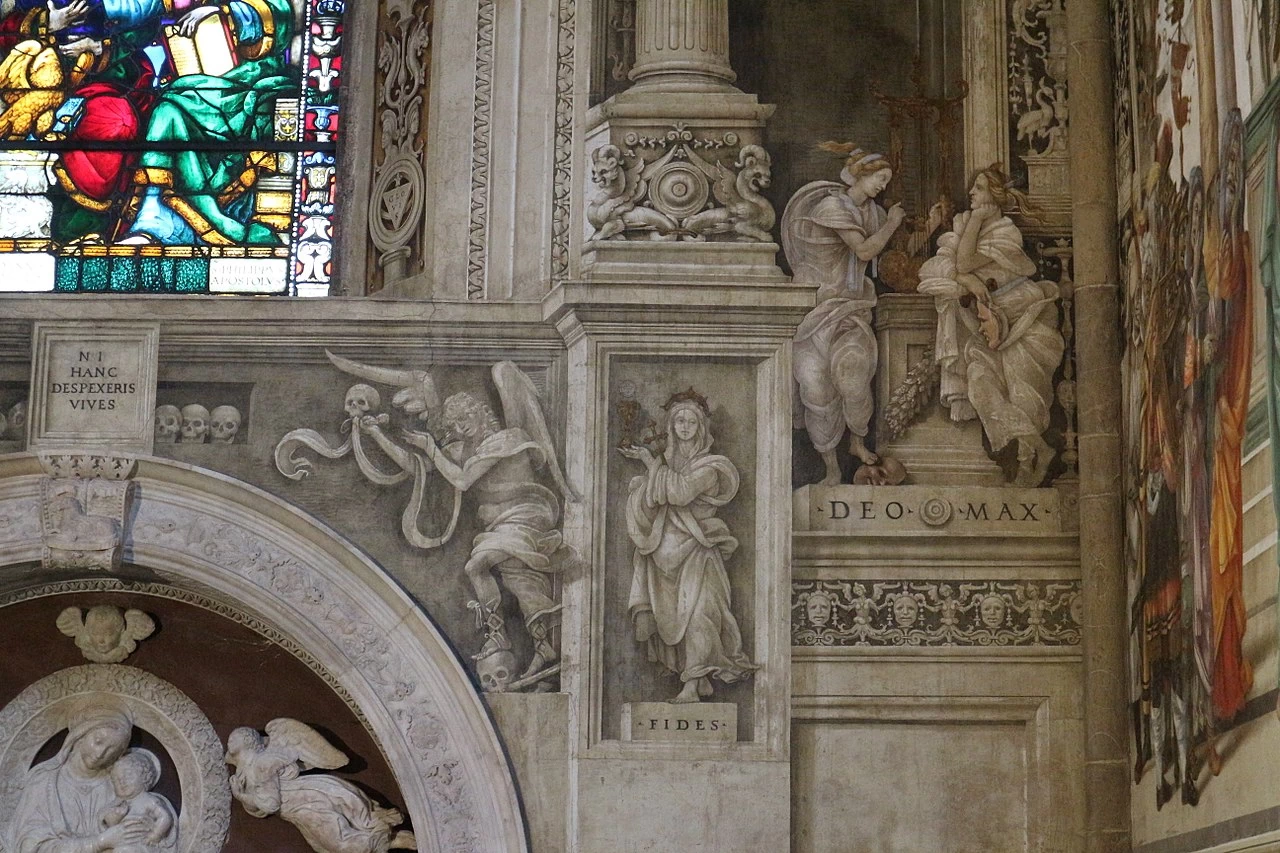 Filippo Lippi - Santa Maria Novella, Firenze, dettaglio